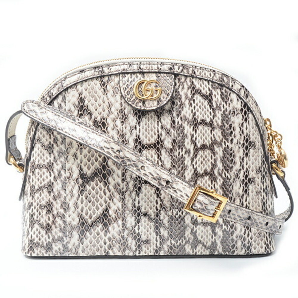 Gucci Ophidia Shoulder Bag Python White Black - image 1